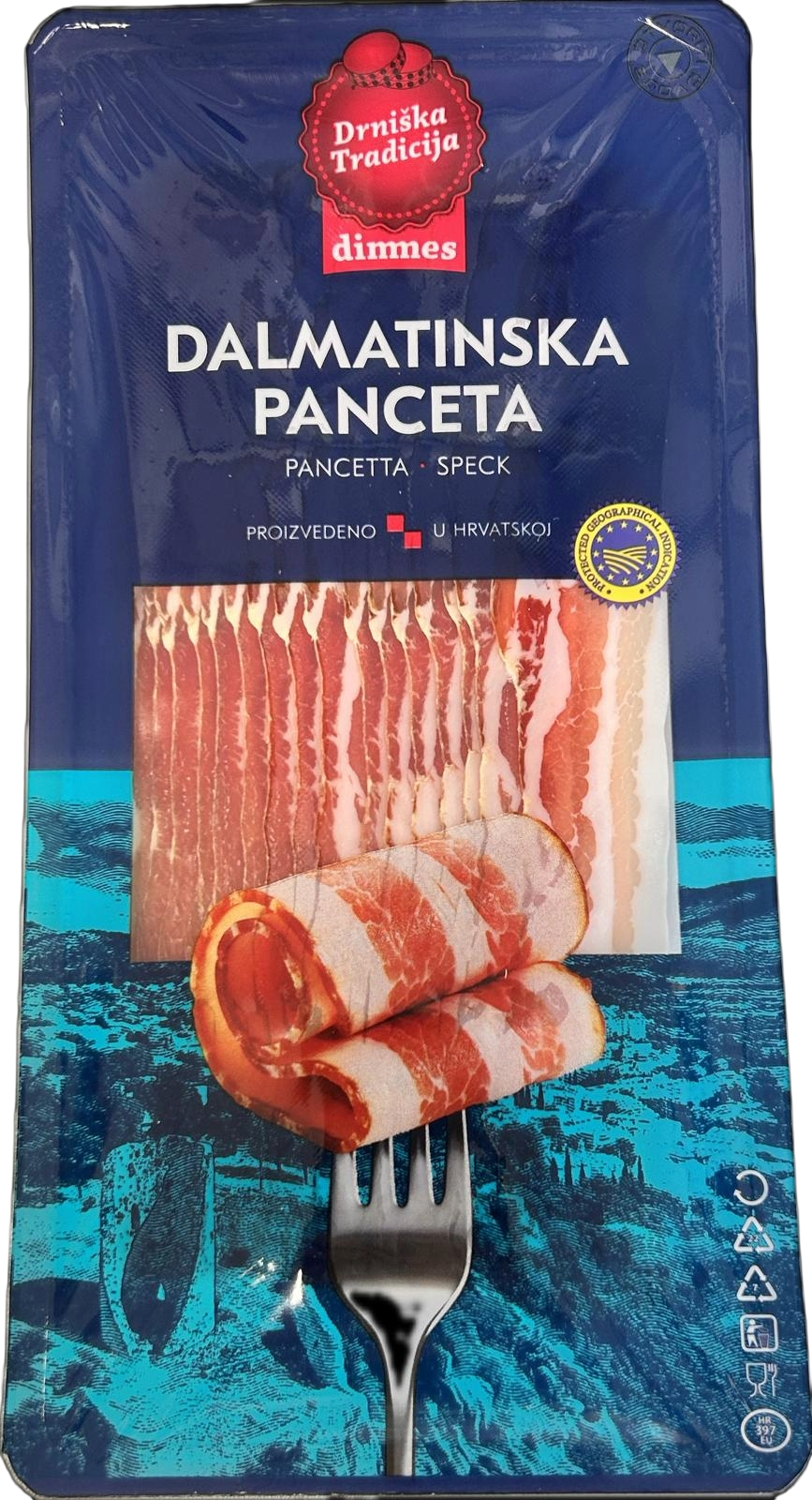 Panceta Dalmatinska en tranche 80g Drniska Tradicija 08.12.26